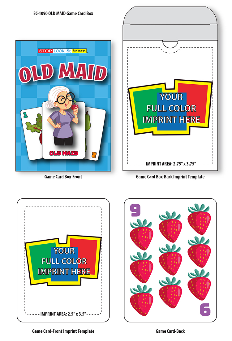 FLASH CARDS - Old Maid 4