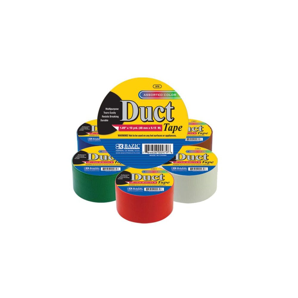 Colored Duct Tape - Assorted 1.88" x 10' 1