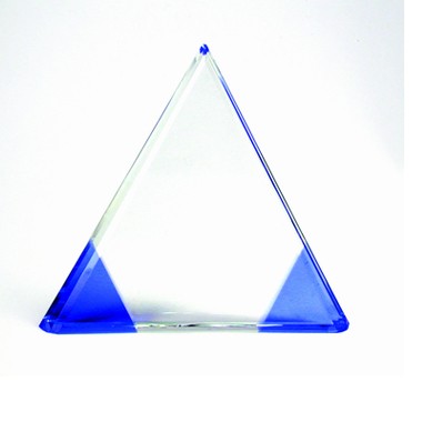 TRIANGLEBLUE AND CLEAR CRYSTAL AWARD 2