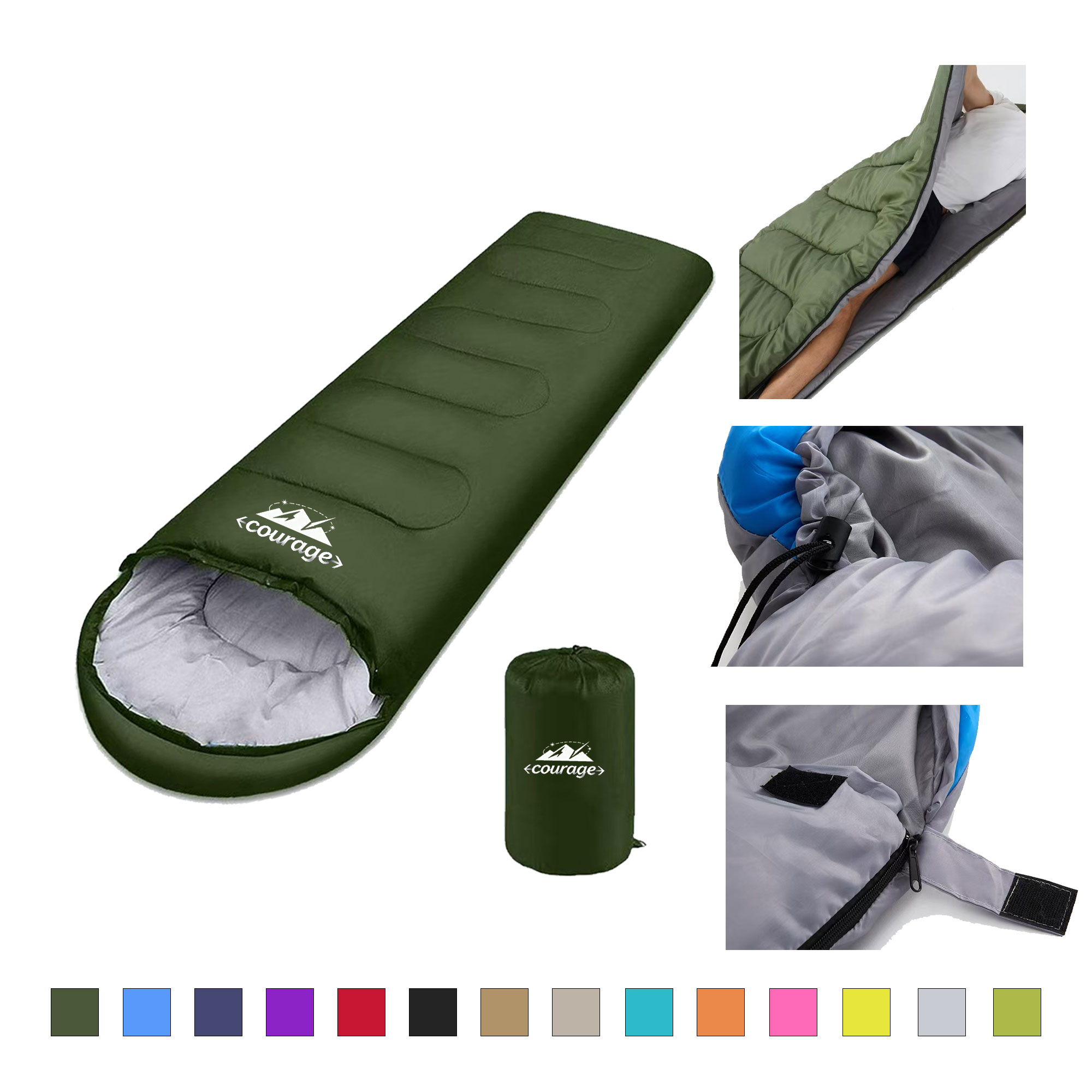 Camping Outdoor Warm Cotton Sleeping Bag 1