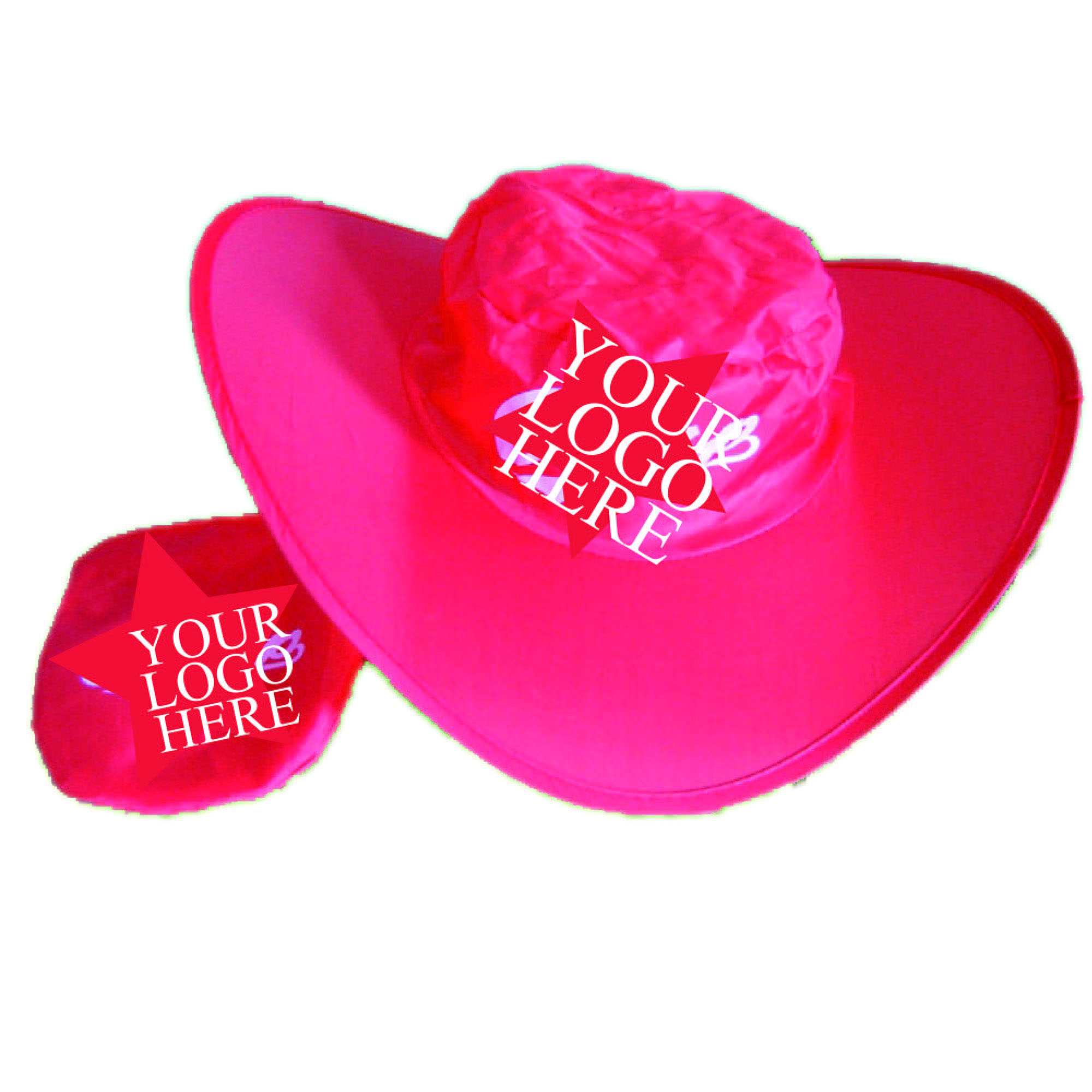 Foldable Cowboy Hat w/Storage Pounch 2