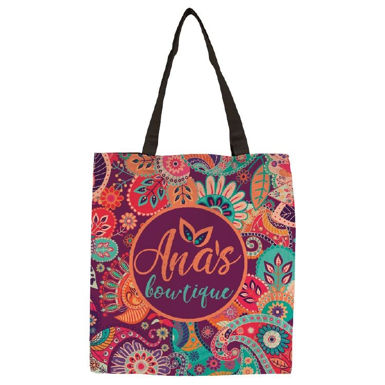 Flat Vibrant Cotton Tote Bag 9