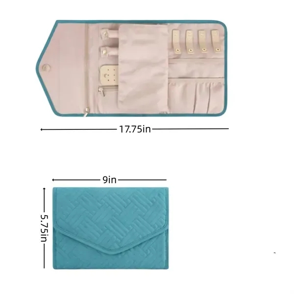 Travel Jewelry Roll - Compact Organizer for Storage 7