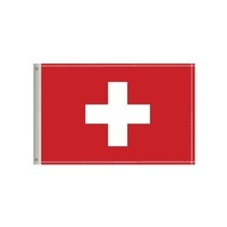 National Flag, Switzerland, Double-Sided - 60"W x 36"H 1