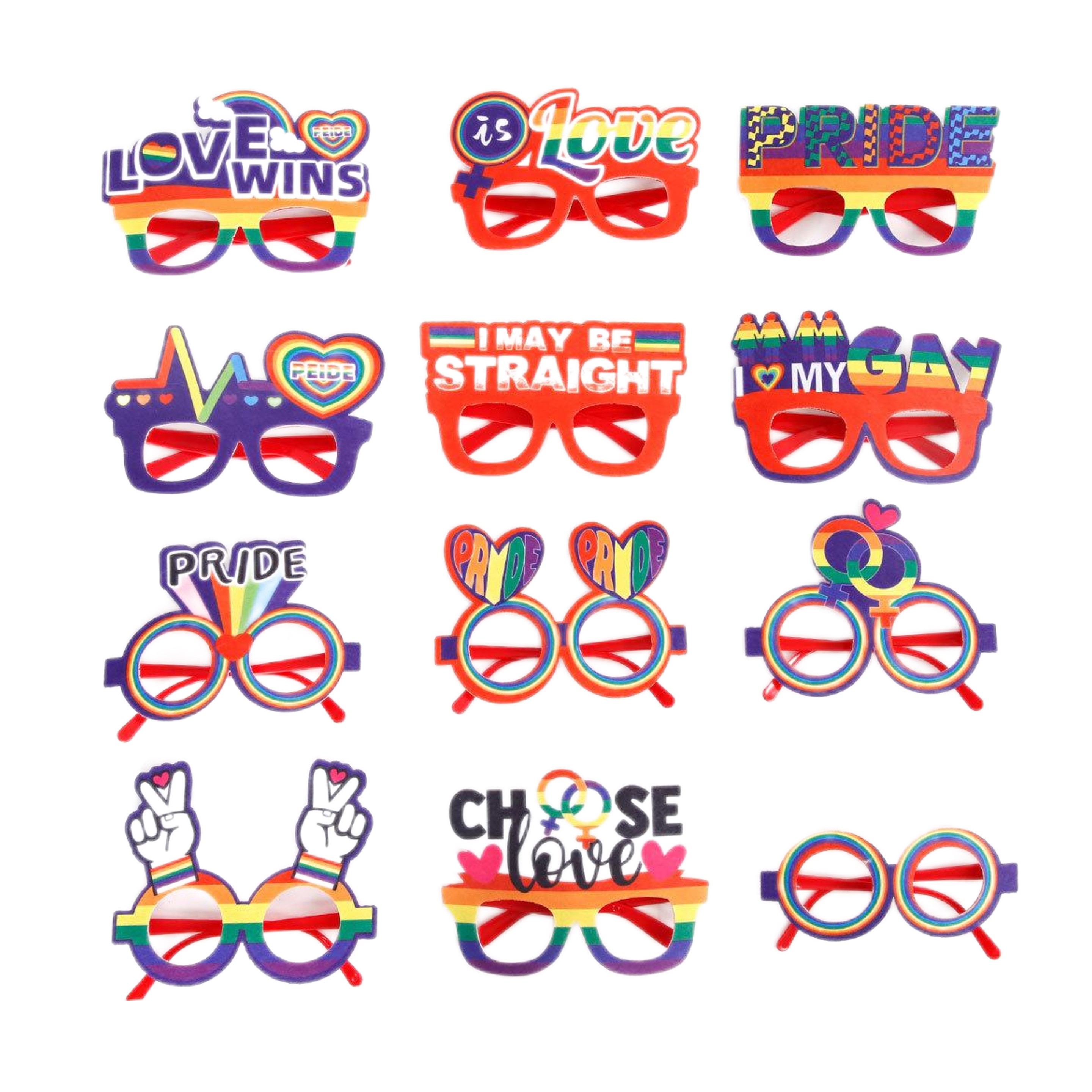 Felt Party Eyeglasses (direct import) 4