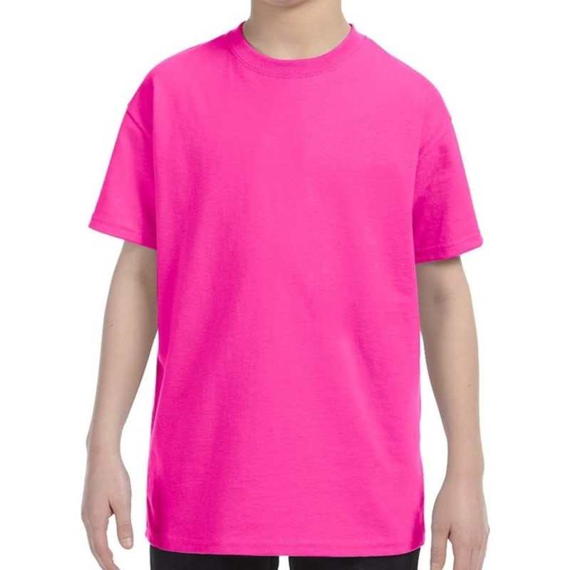 Custom Embroidered Youth Basic Cotton T-Shirts 21