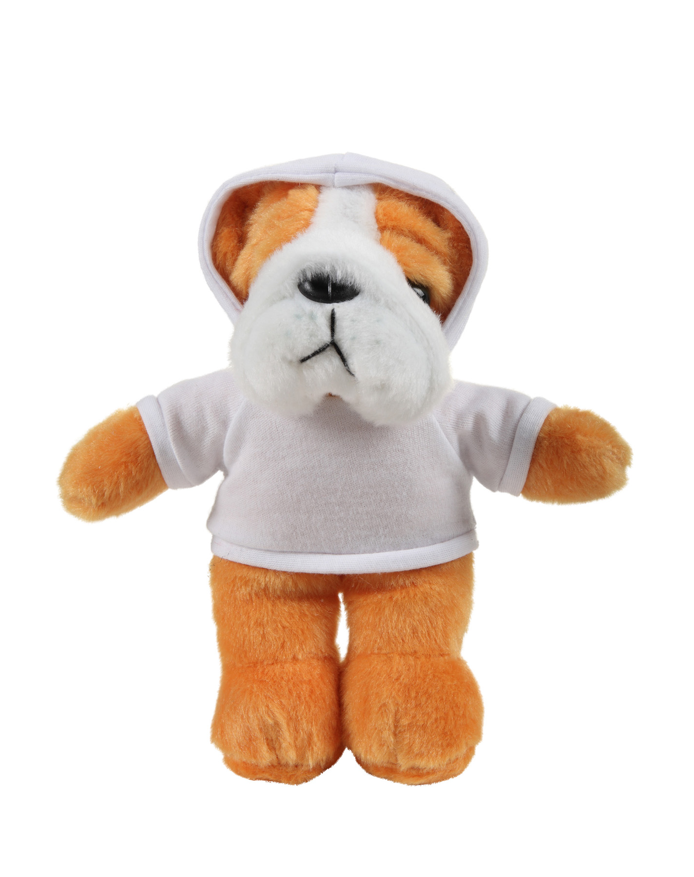 soft plush Bulldog with hoodie 13