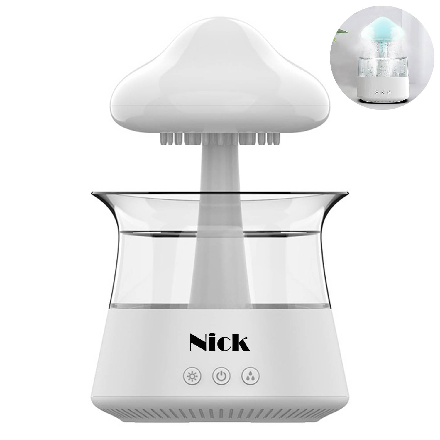 Plastic Humidifier Home Use Silent Air Hydration 2