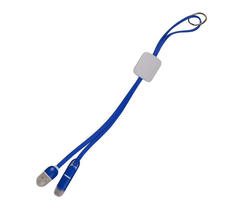 3-in-1 Charging Cable with Keyring 4