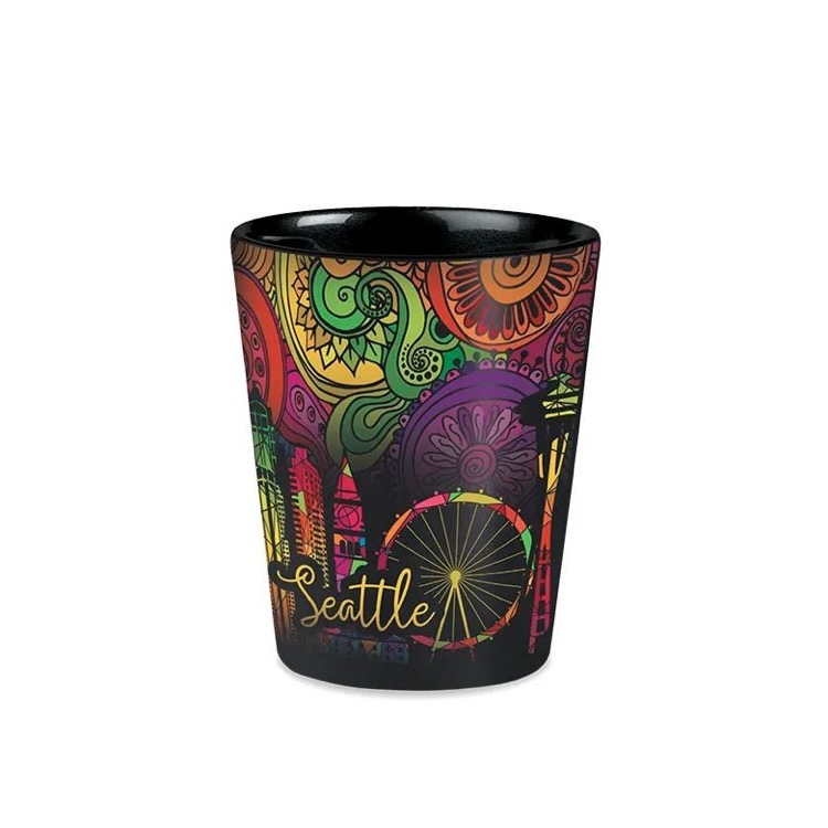2 Oz. Black Matte Shot Glass