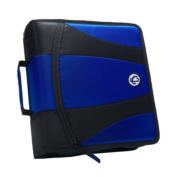 Case-It Dual 2.0 Zipper Binders - Blue 4" 1
