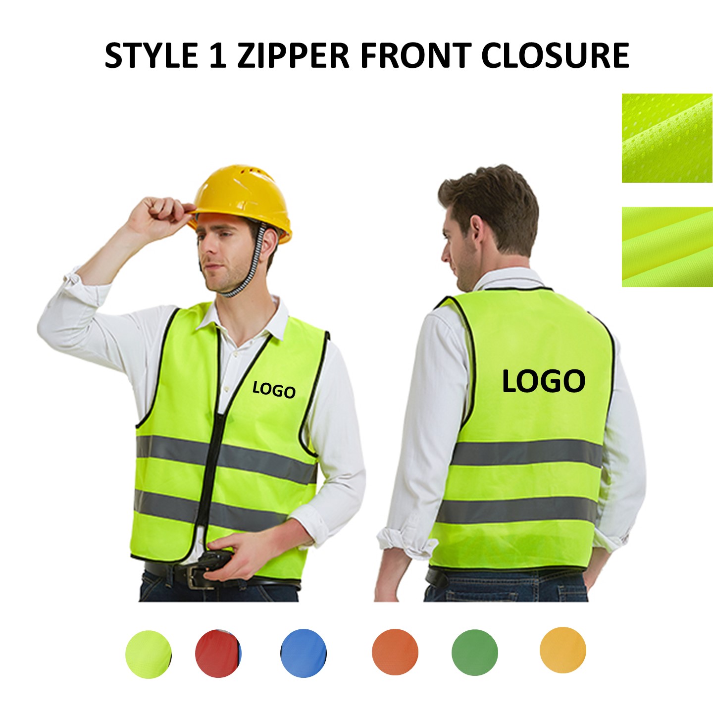 Custom Reflective Safety Vest 1