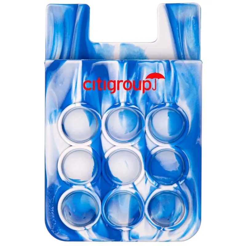 Popper Stress Reliever Silicone Phone Wallet 7