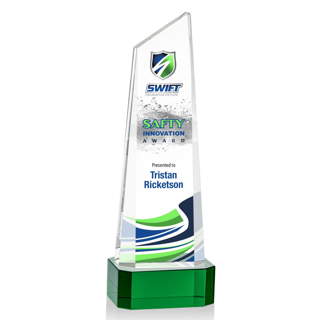 Belmont Tower VividPrint™ Award on Padova - Green 12