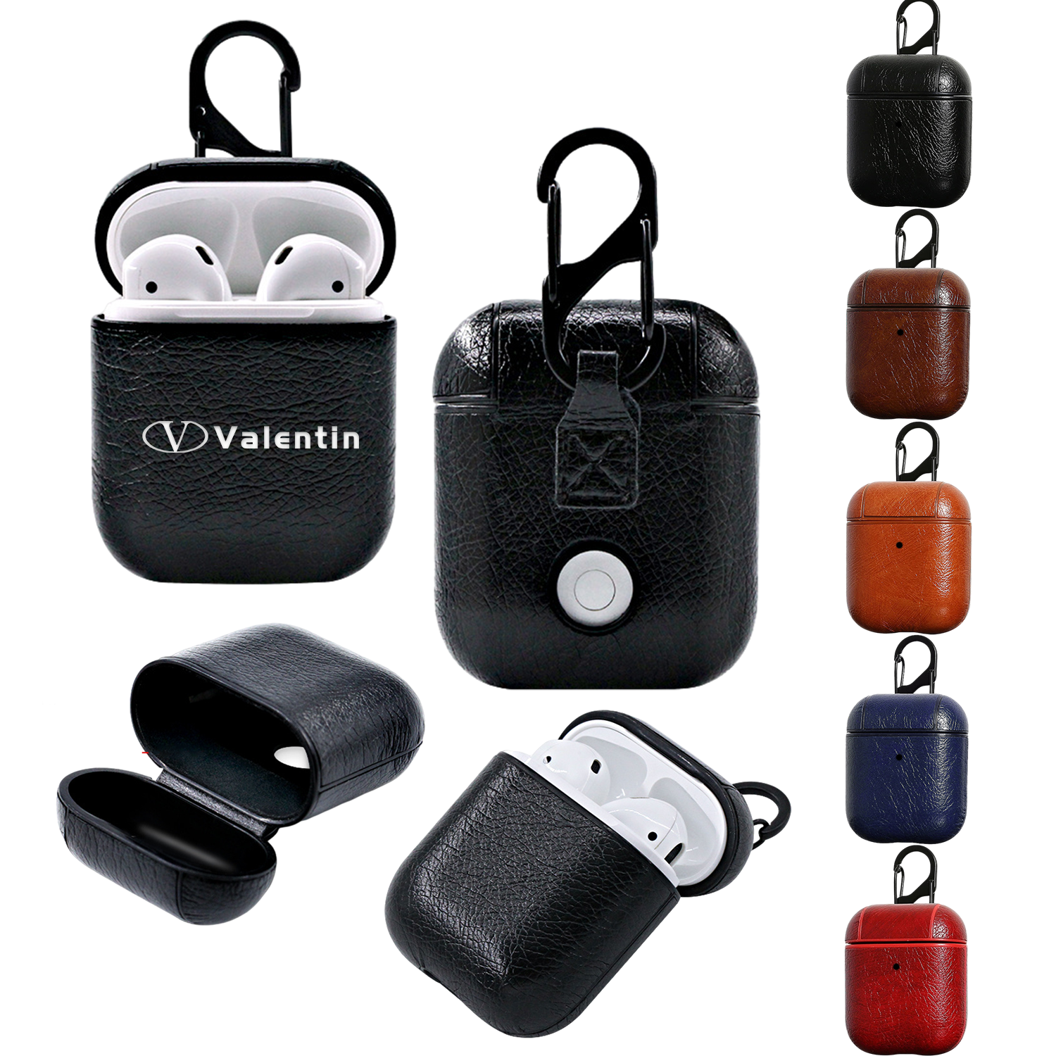 Pu Leather Wireless Earphones Protection Case 1