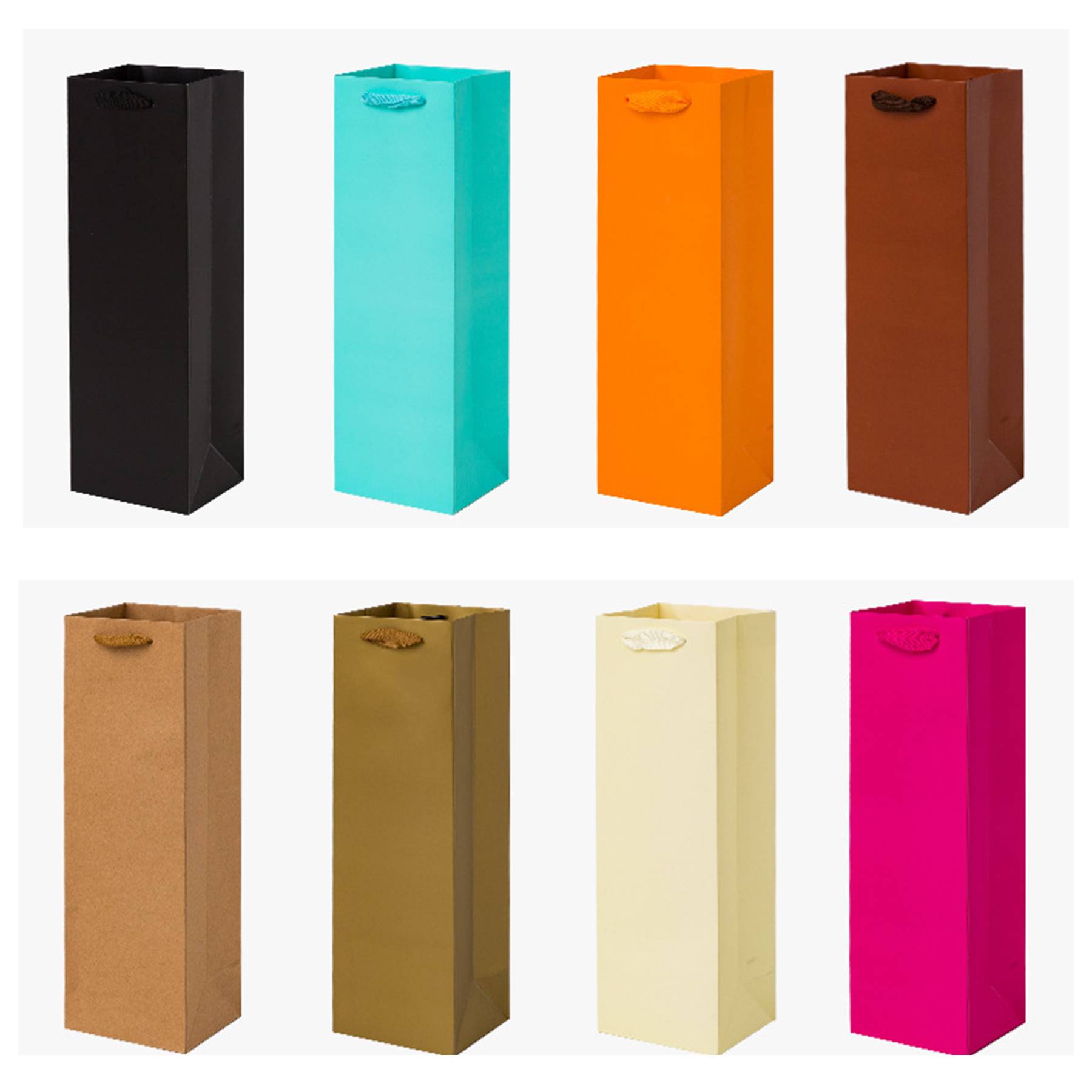 Laminated Kraft Paper Wine Bag 4