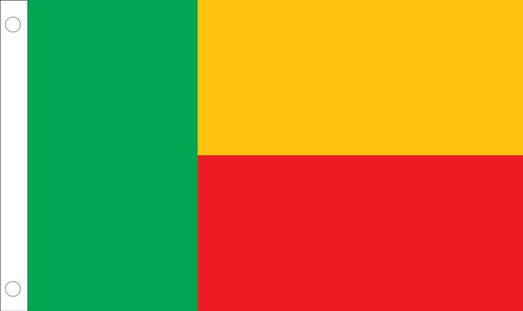 Benin Flag - 5' x 8' - Nylon 2