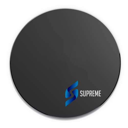 Single Color Screen Print Neoprene Round Mouse Pad 9