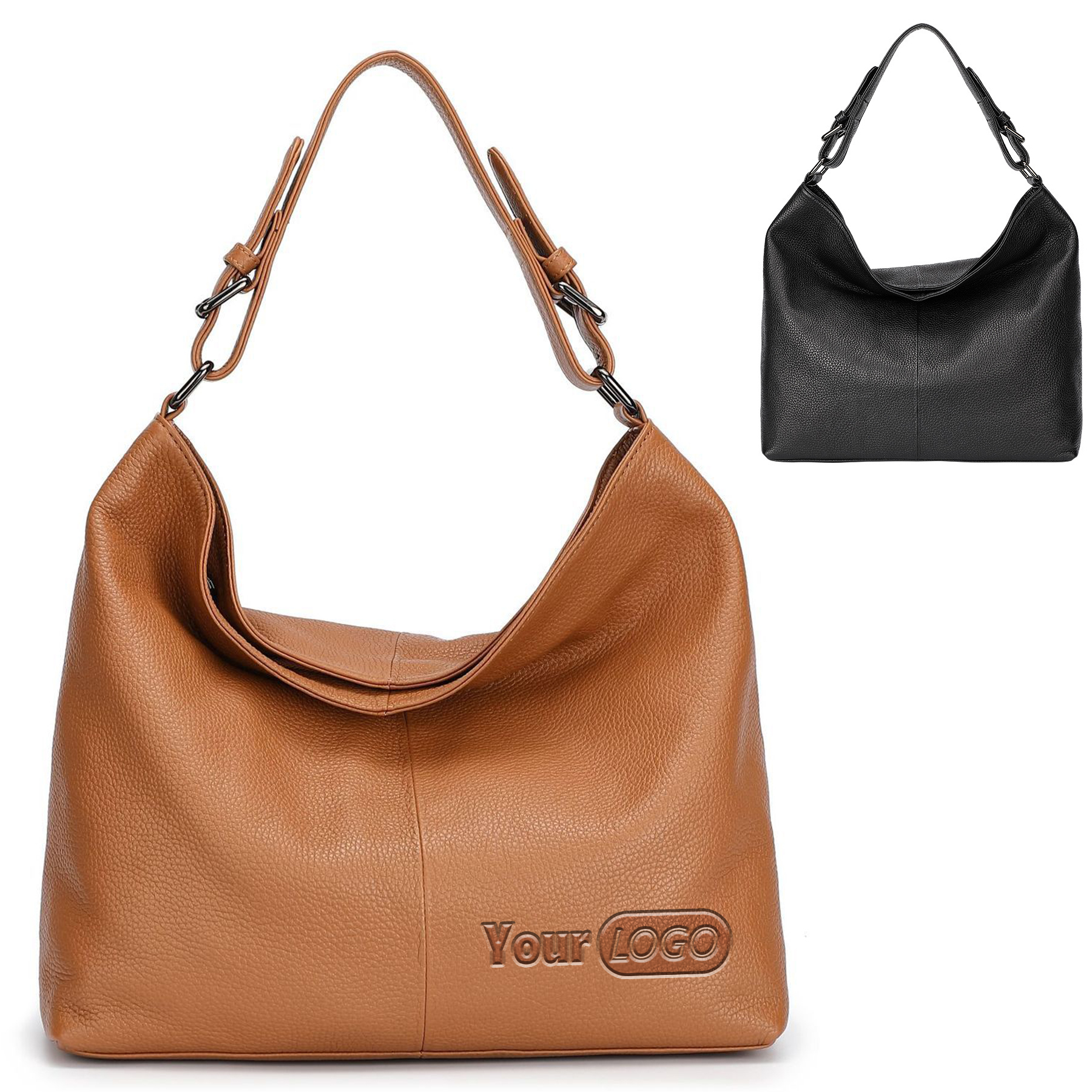 Women Soft Shoulder Tote Leather Handbags 2