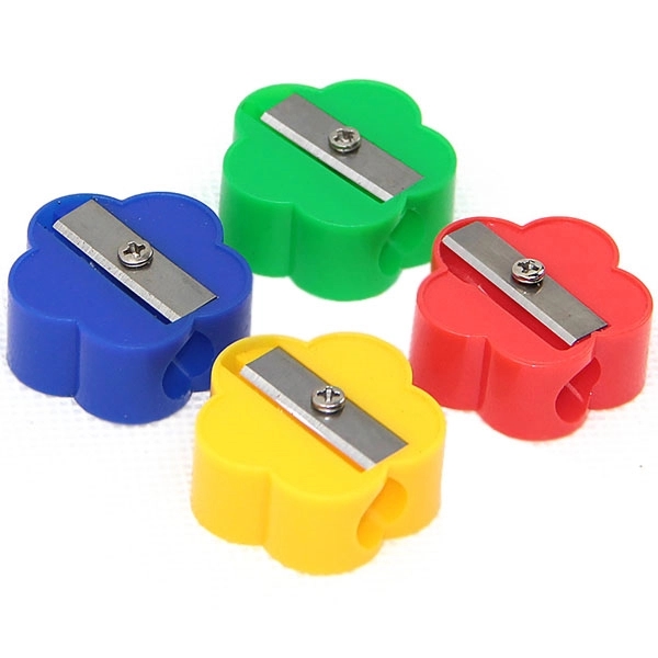 Flower Shape Plastic Pencil Sharpener 2
