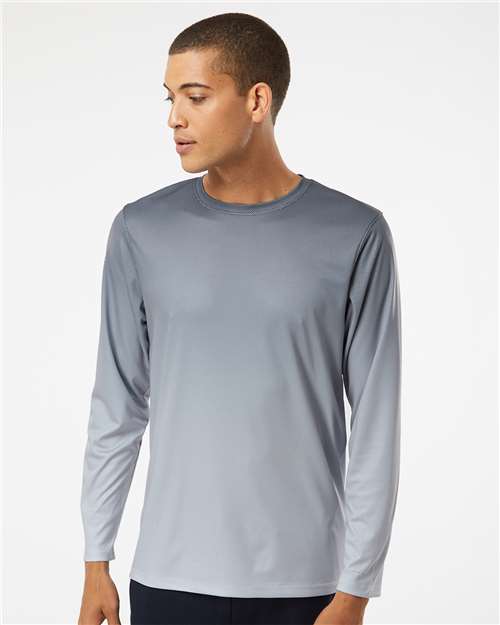 Unisex Barbados Performance Pin Dot Long Sleeve T-Shirt - 225 27
