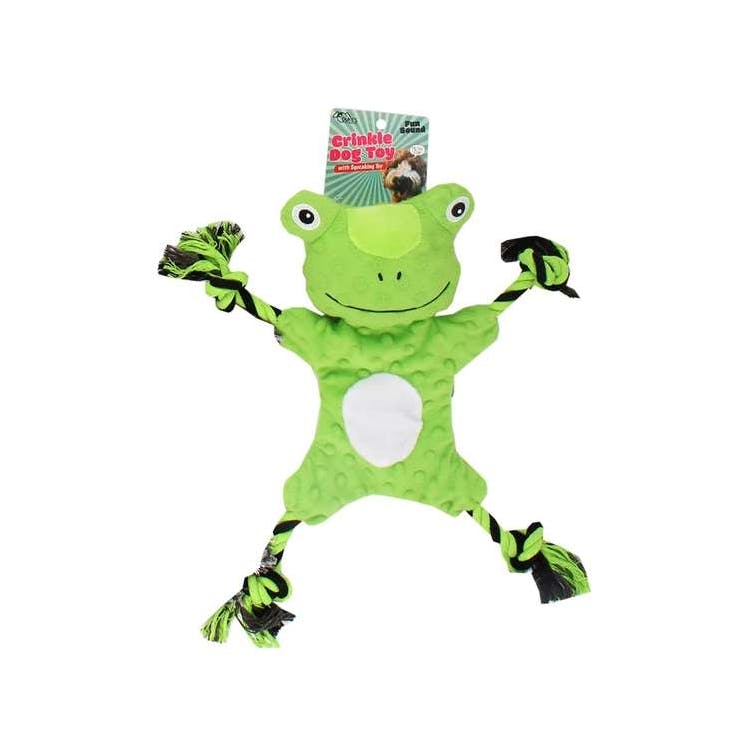 Squeaking Stuffed Animal Head Dog Toy Assorted 1