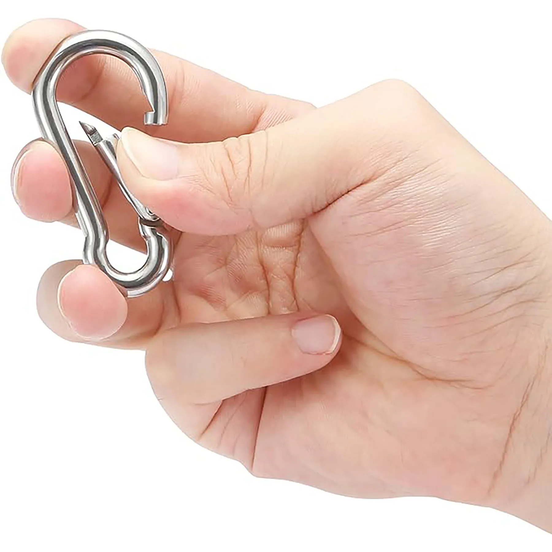 Stainless Steel Carabiner Clip 6