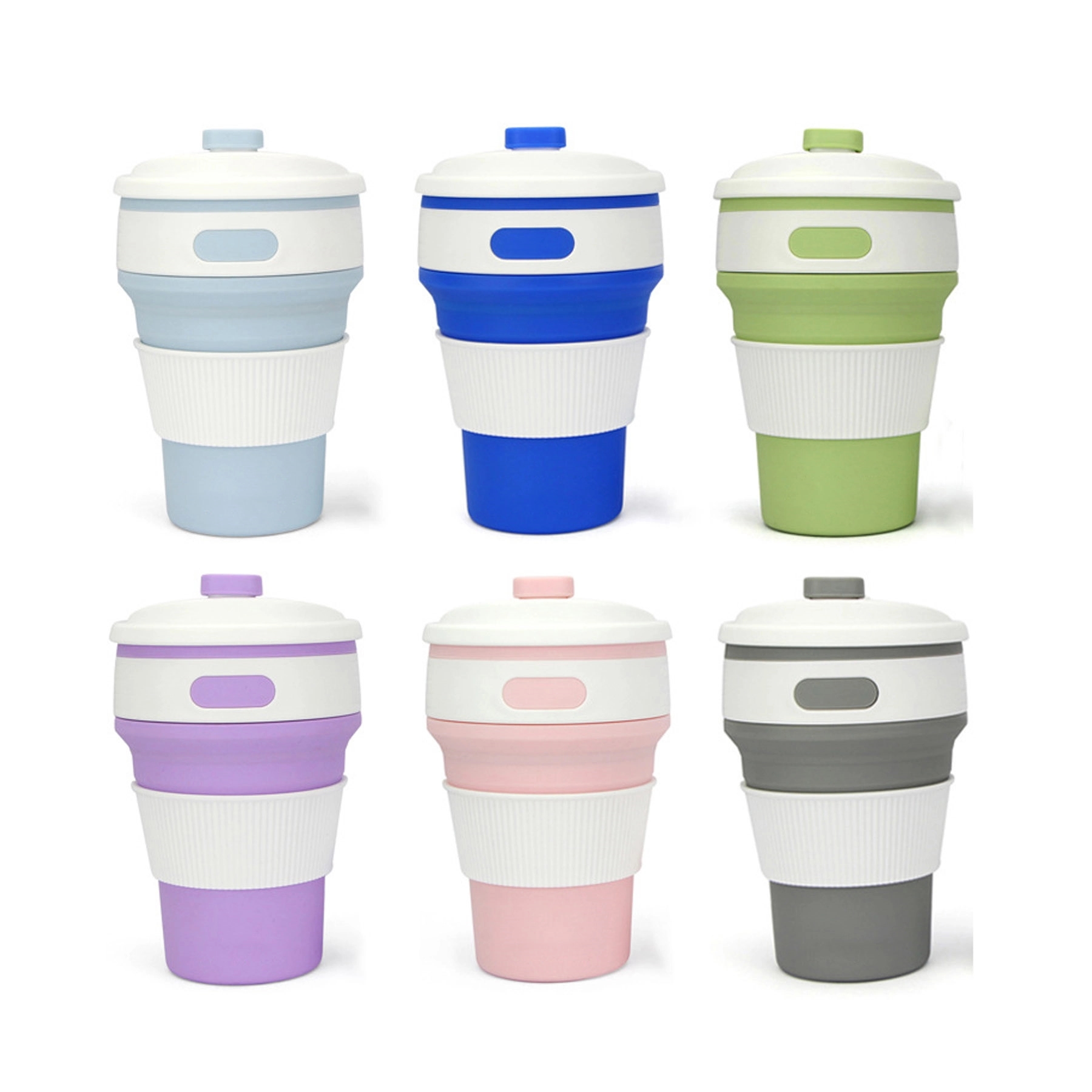12oz Silicone Folding Coffee Cup 3