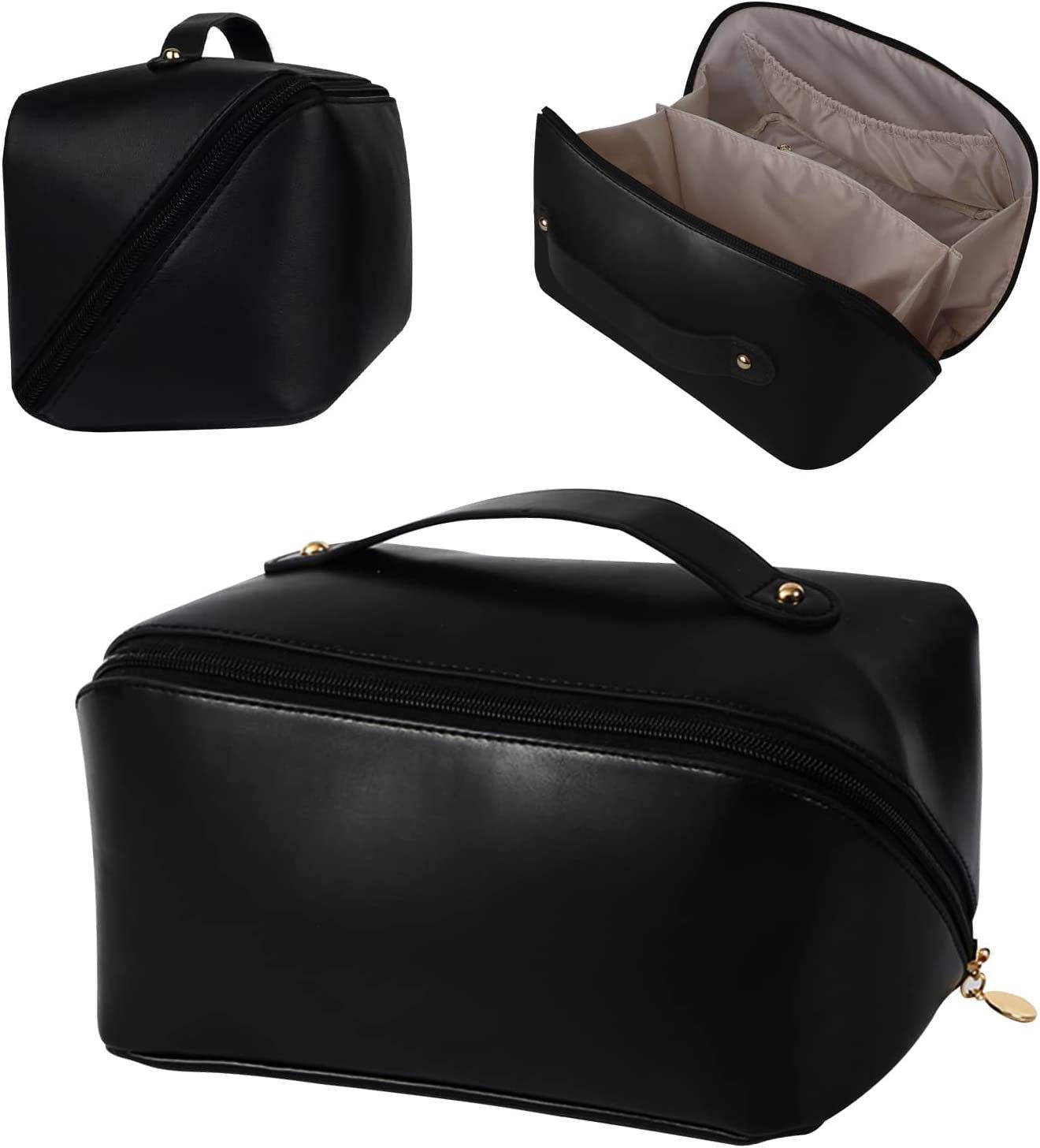 PU Leather Large Capacity Makeup Bag 5