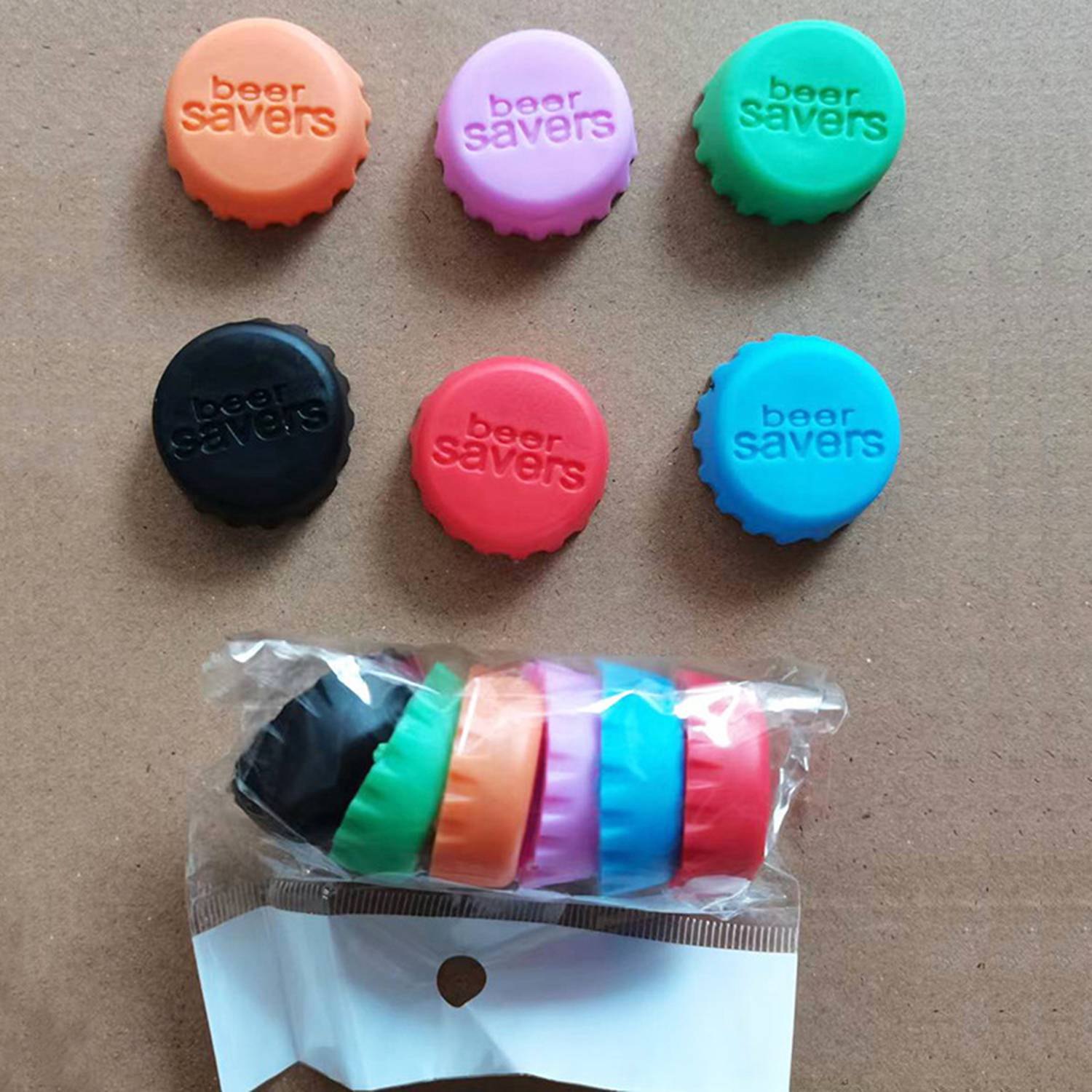 6 silicone beer bottle caps 5