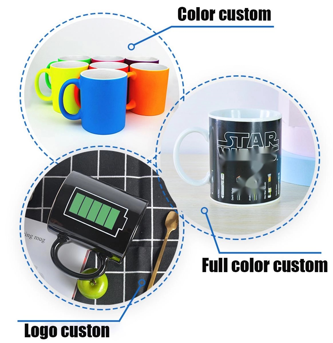 Custom Heat Sensitive Coffee Mug 3