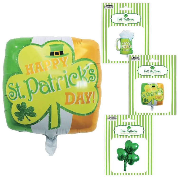 St. Patrick's Day Foil Balloons - Assorted 1