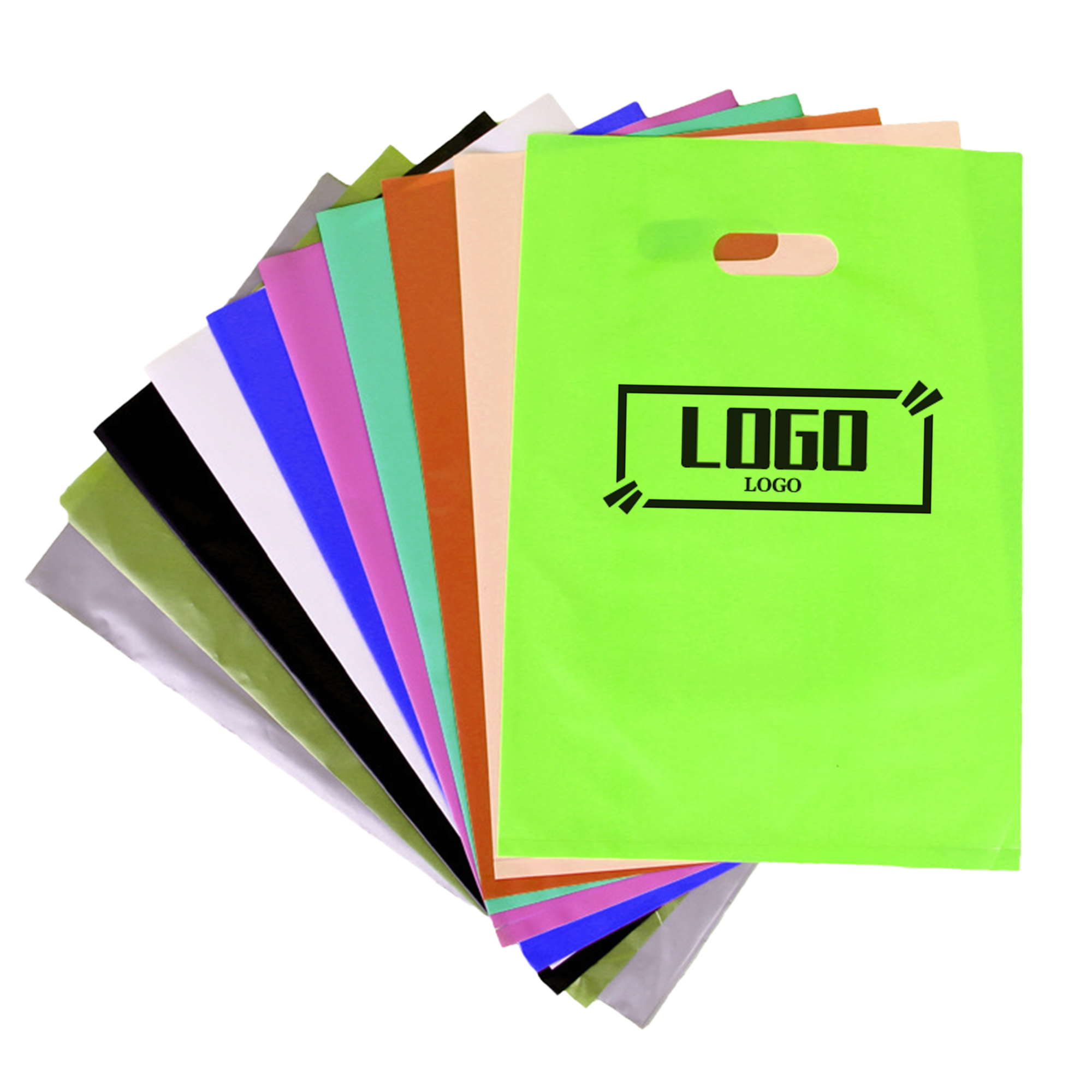 Reusable PE Die Cut Shopping Bag 2