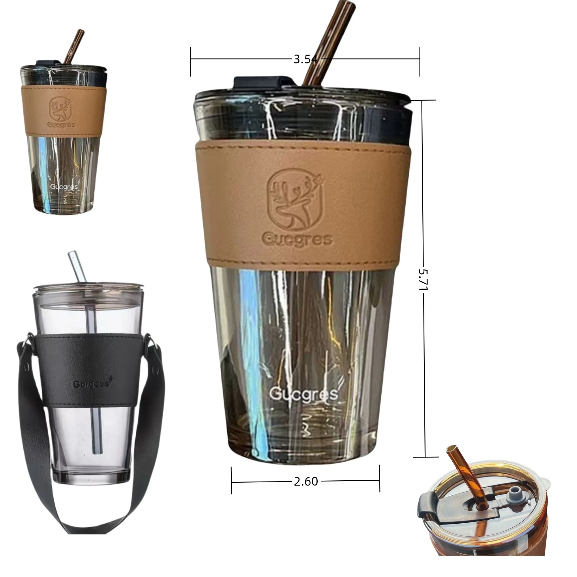 Glass Water Cup