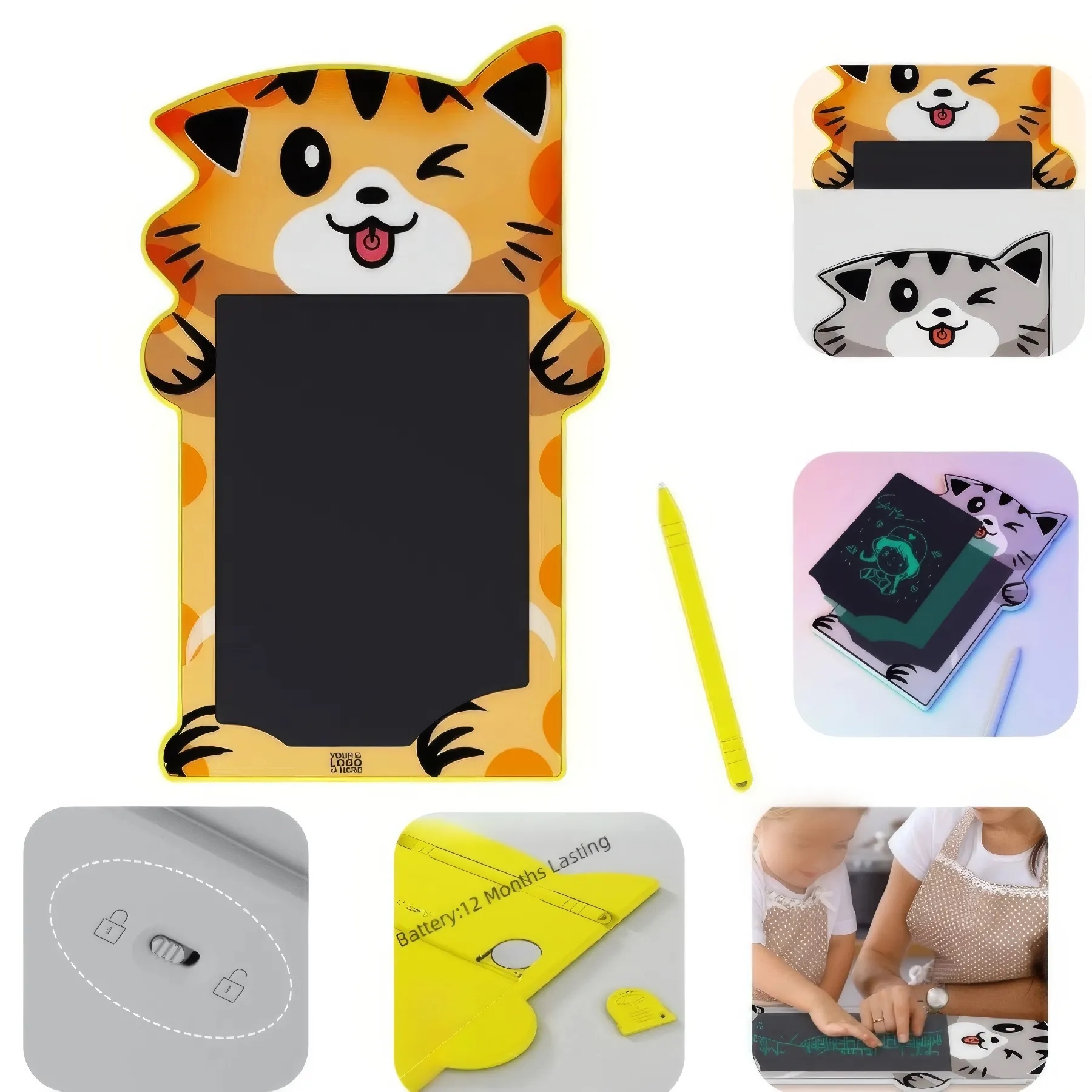 Cartoon Cat Writing Tablet 2