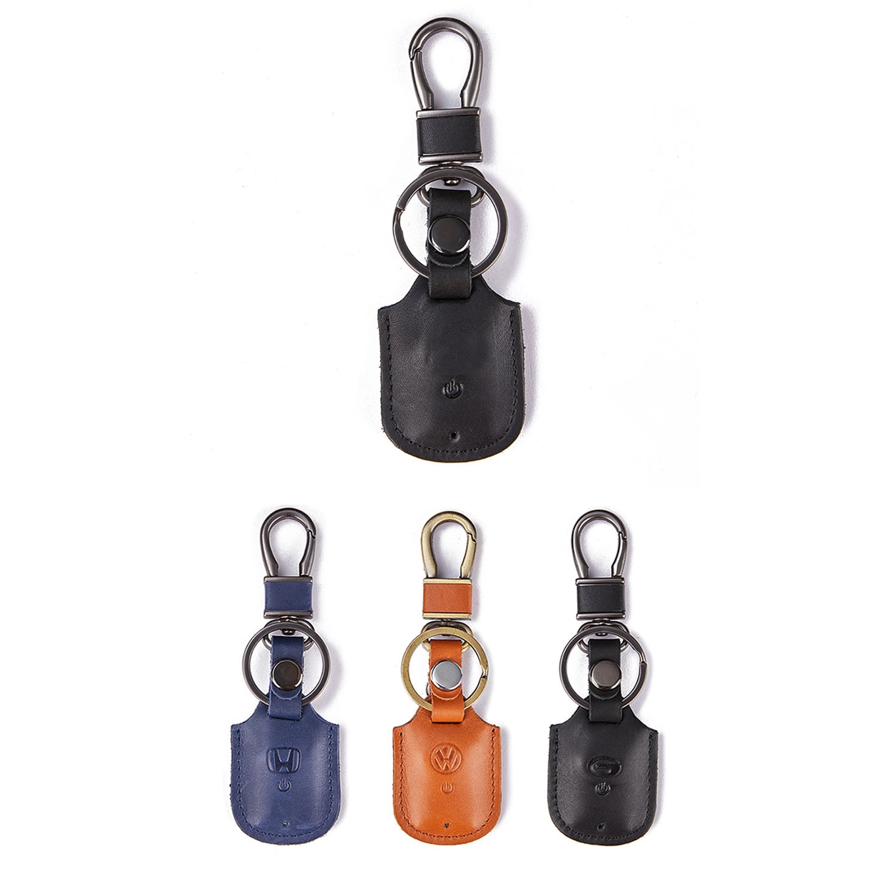 Case Keychain For Apple Airtag Holder PU Tag Clip Key Ring 1