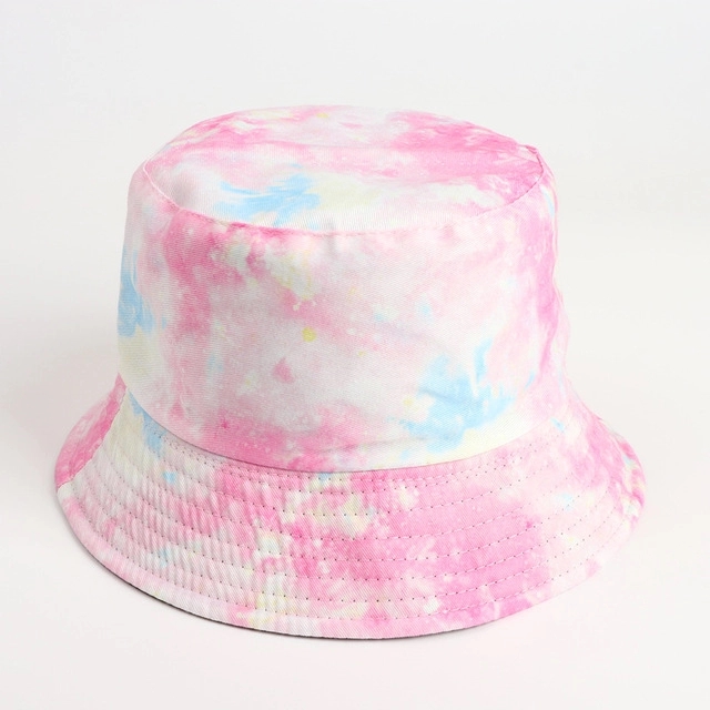 New Folding Double-sided Cotton Bucket Hat 10