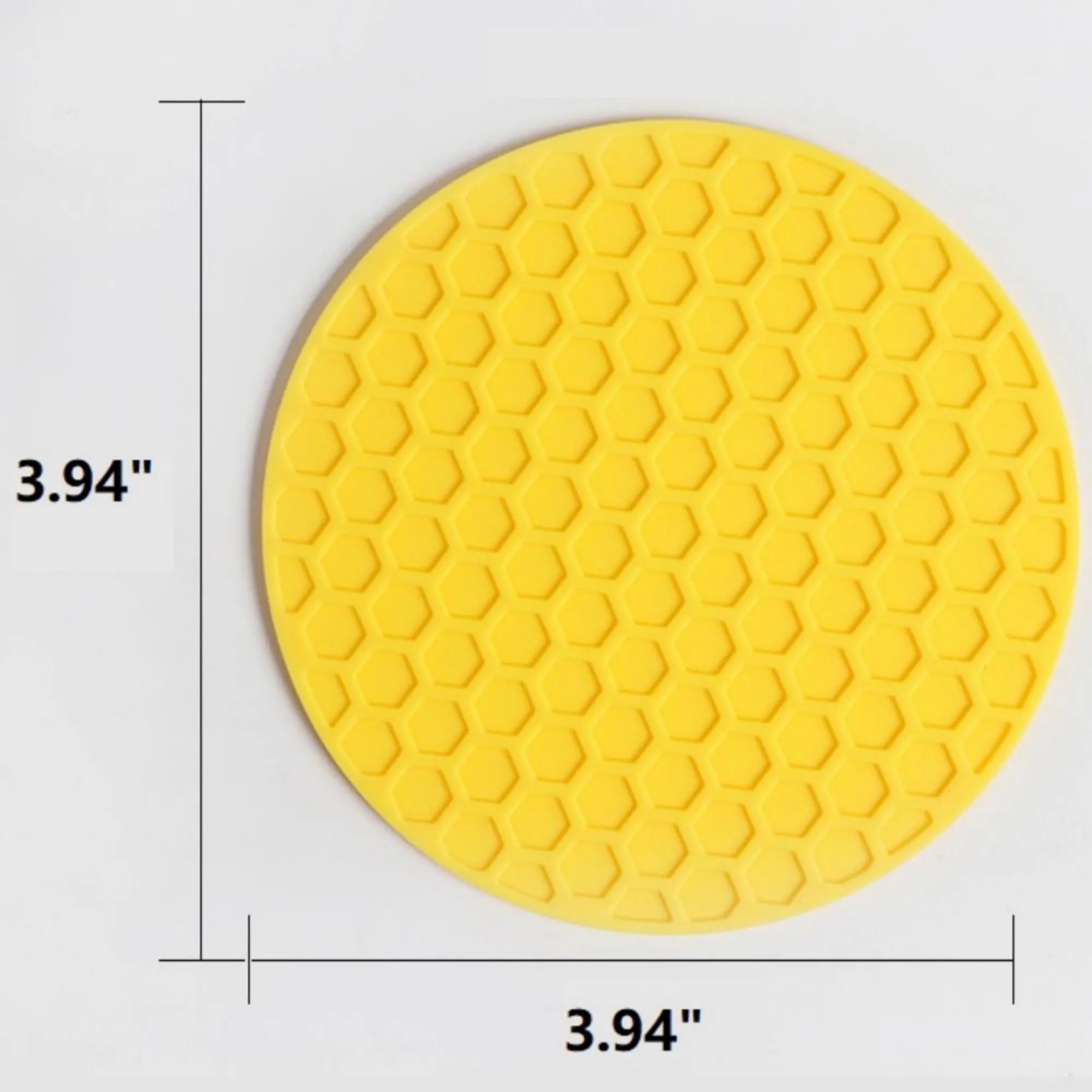 Silicone Honeycomb Round Coasters 3