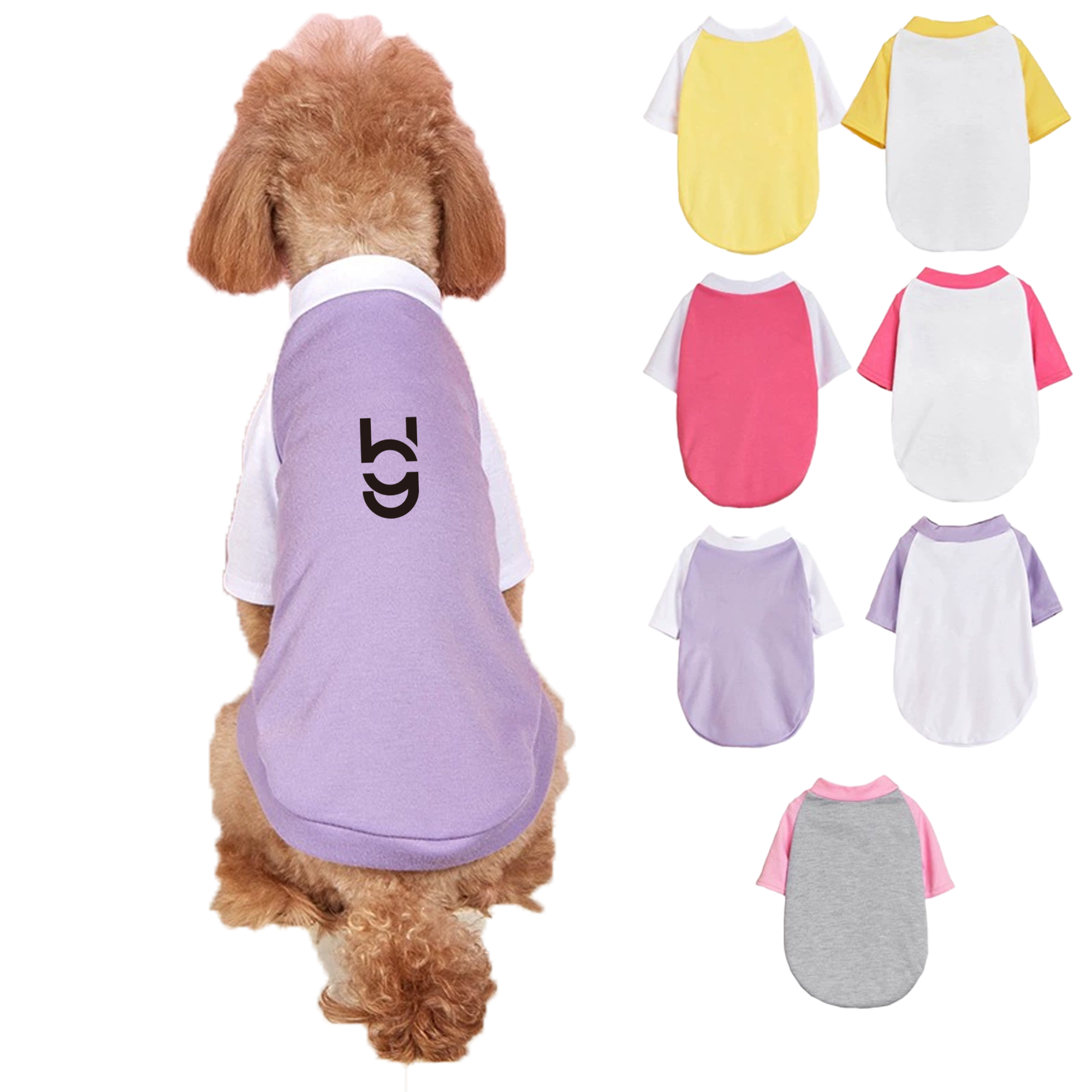 Colorblock Dog T-Shirt for Spring and Summer 2