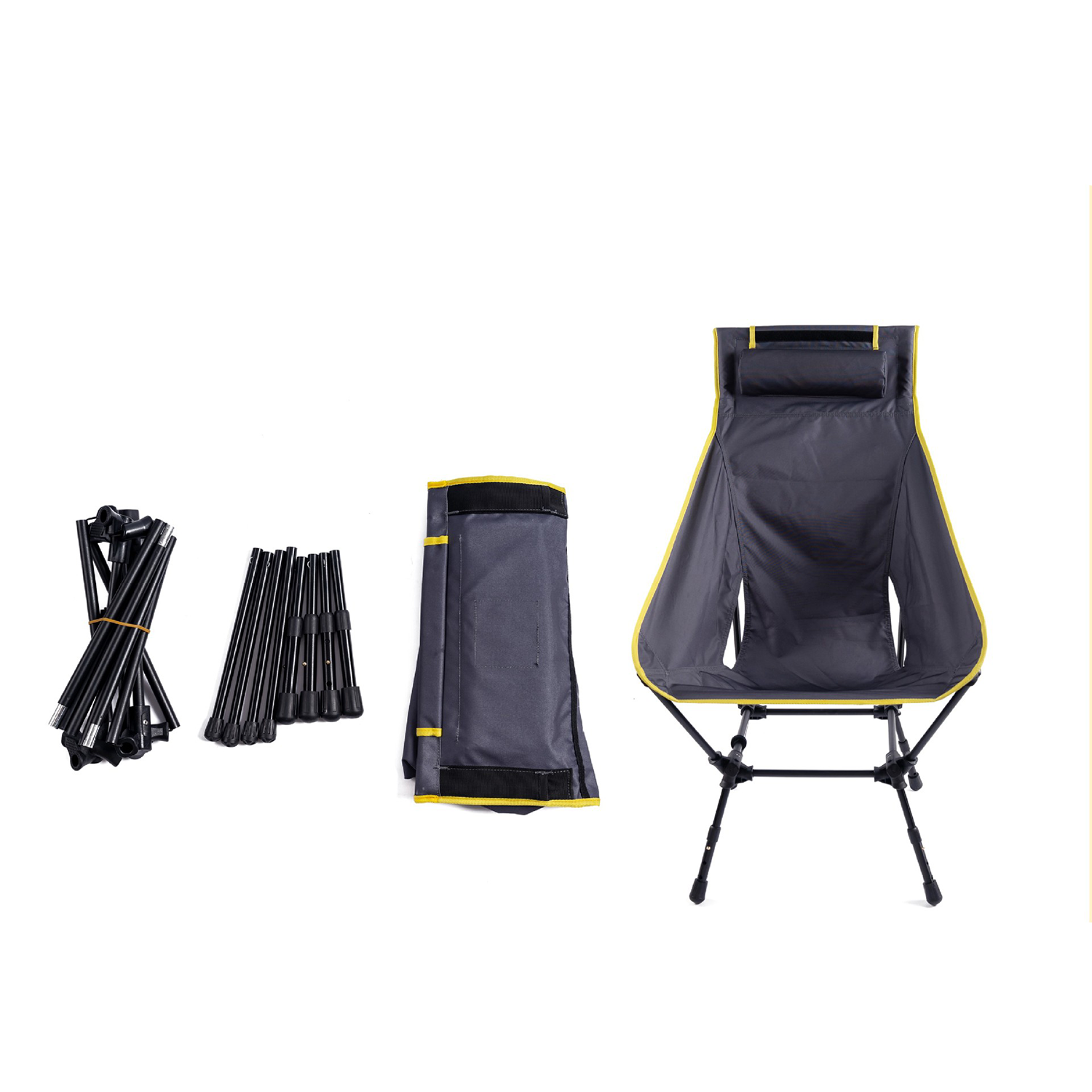 Portable Folding Camping Chair Set 4