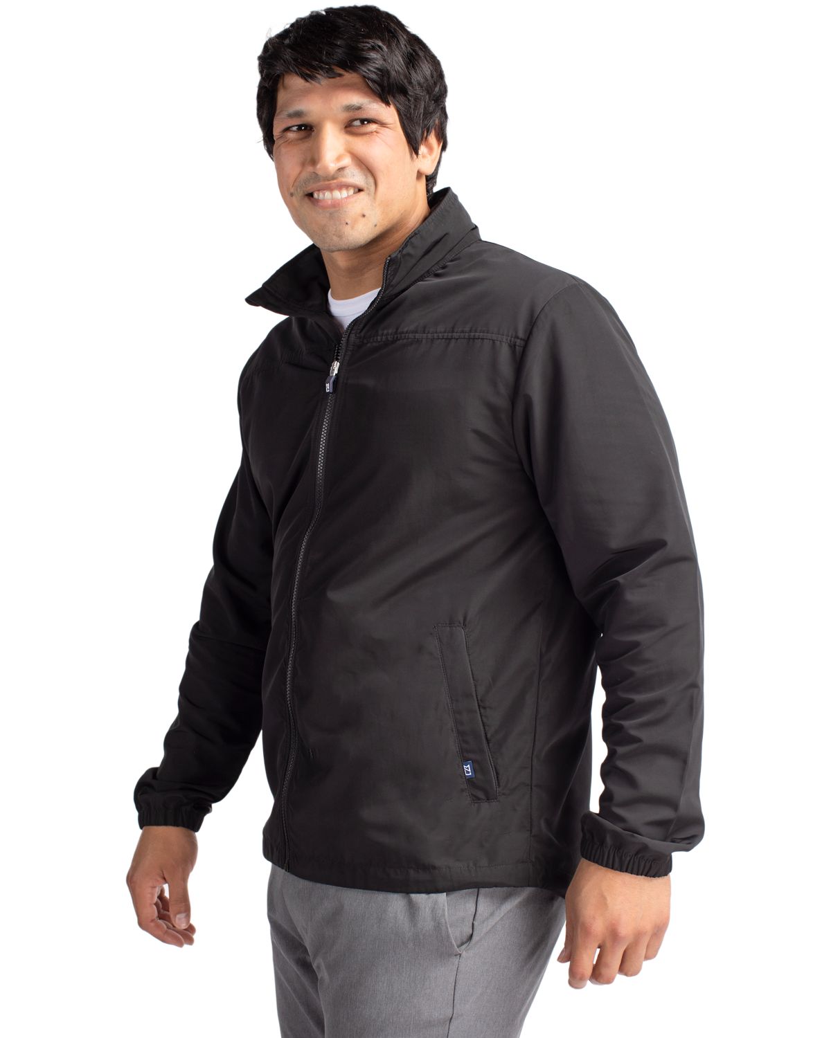 Cutter & Buck Charter Recycled Packable Mens Full Zip Jacket 1