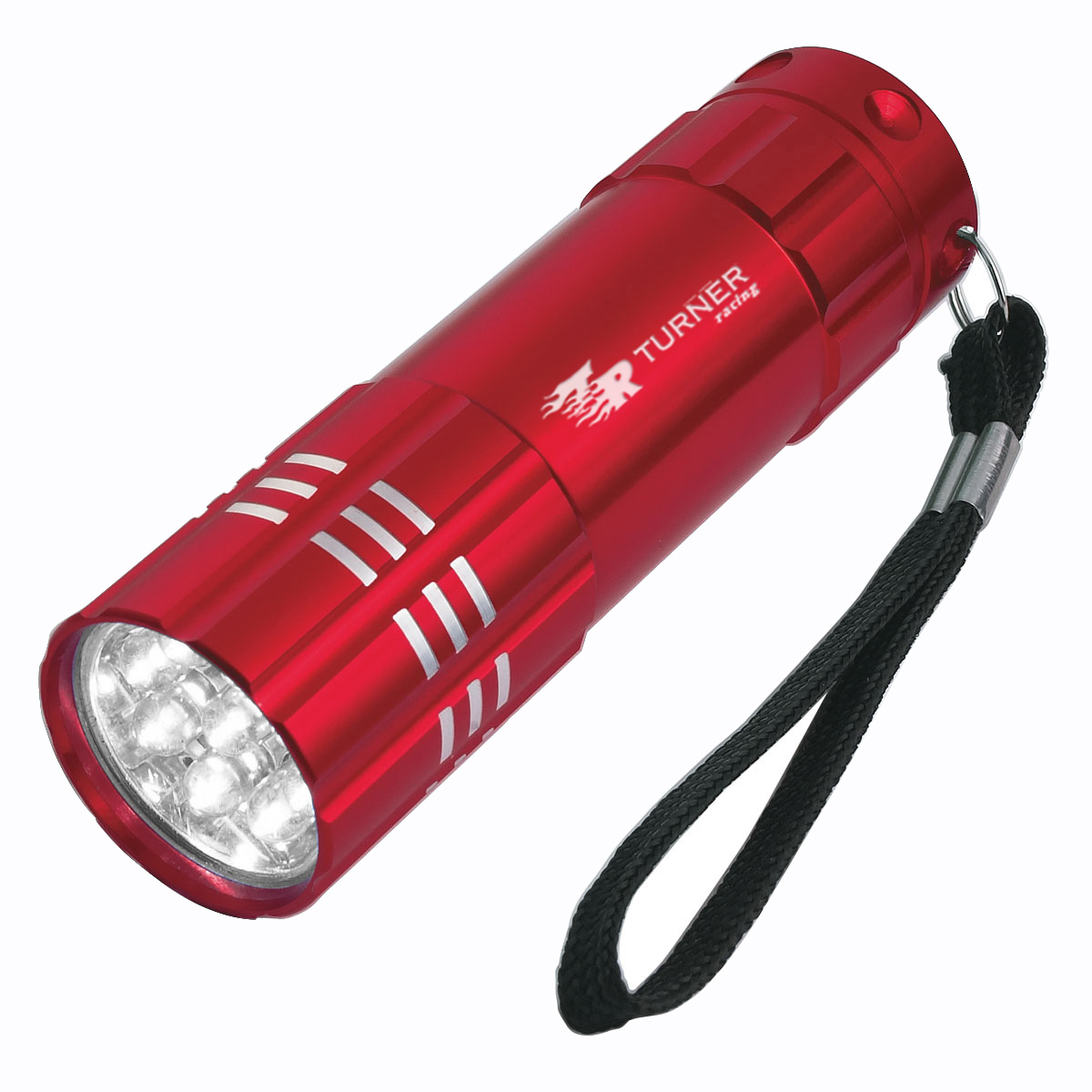 Aluminum LED Flashlight With Strap 4