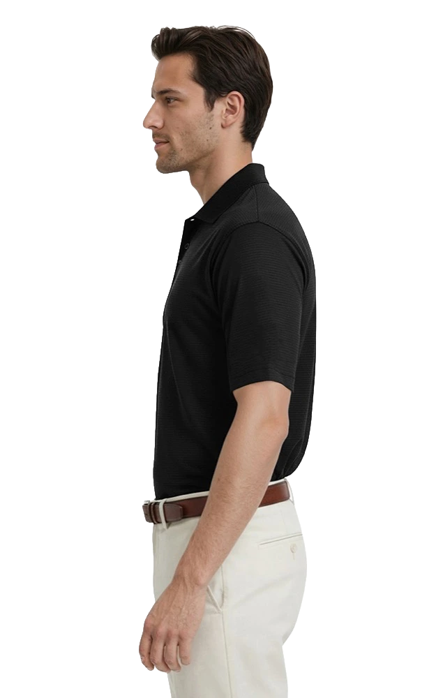Adult Tonal Stripe Wicking Polo 31