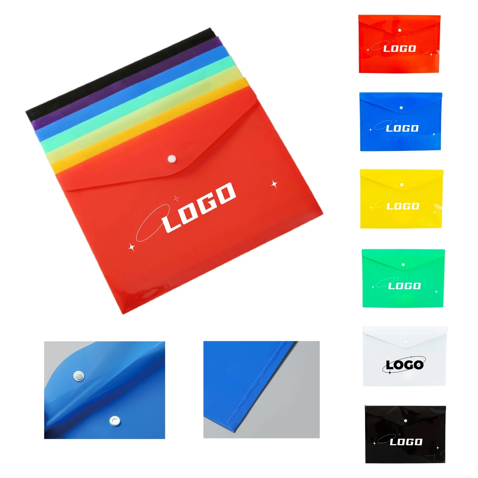 A4 Waterproof PP File Bag Document Pouch 2