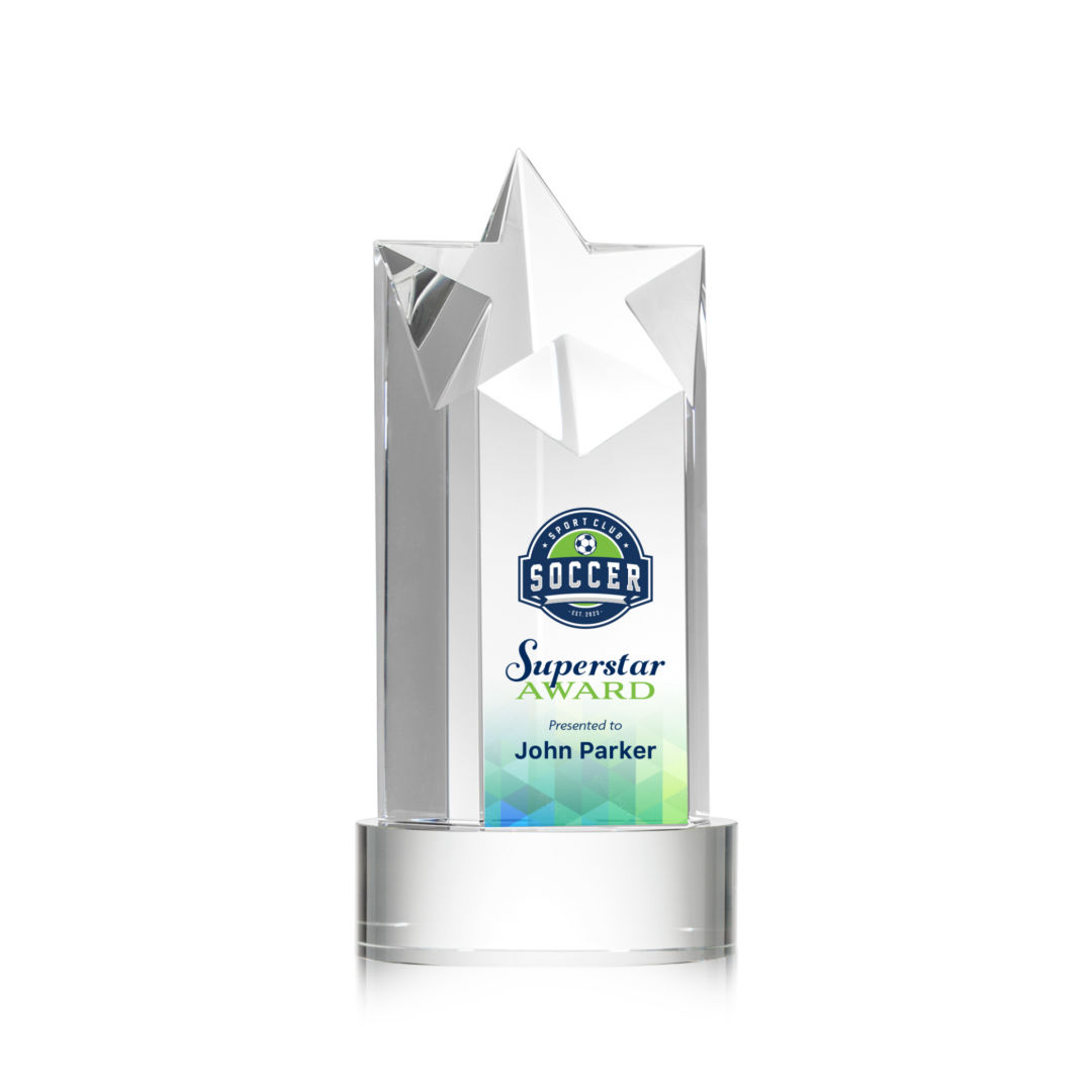 Berkeley VividPrint™ Award on Stanrich Base - Clear 3