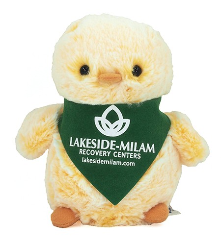 7" Duckling with bandana and one color imprint 2