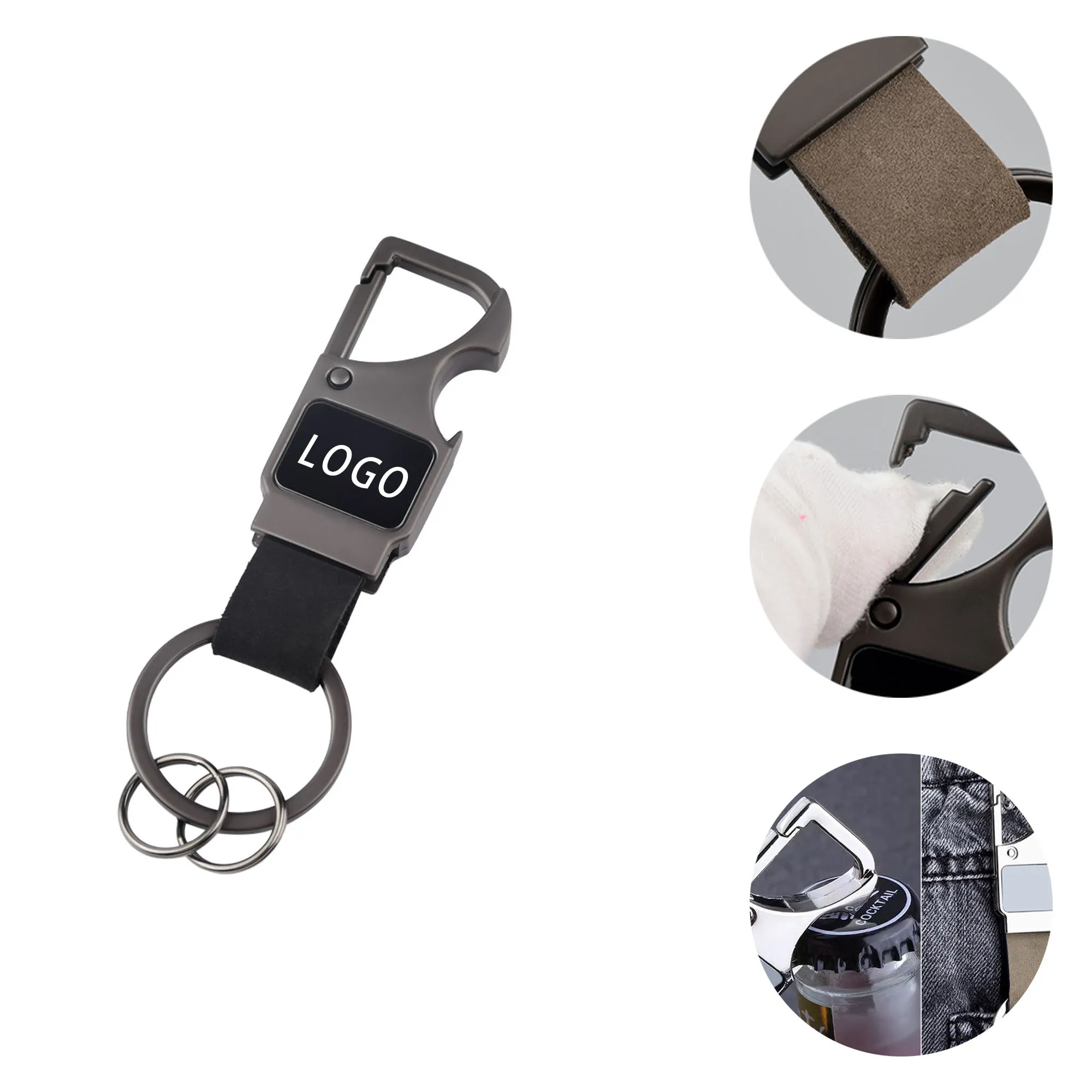 ABS Zinc Alloy Keychain With Logo For Carrying
