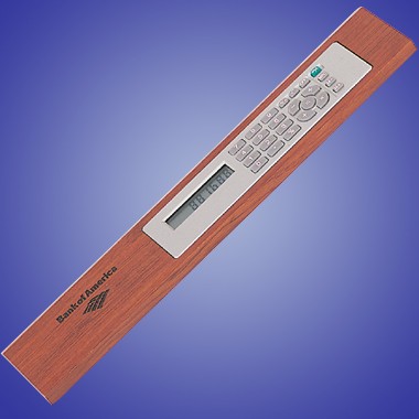 ROSEWOOD RULER WITH CALCULATOR 2
