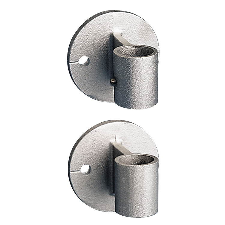 10' Vertical Wall Mounted Flagpole Set with Brackets 2