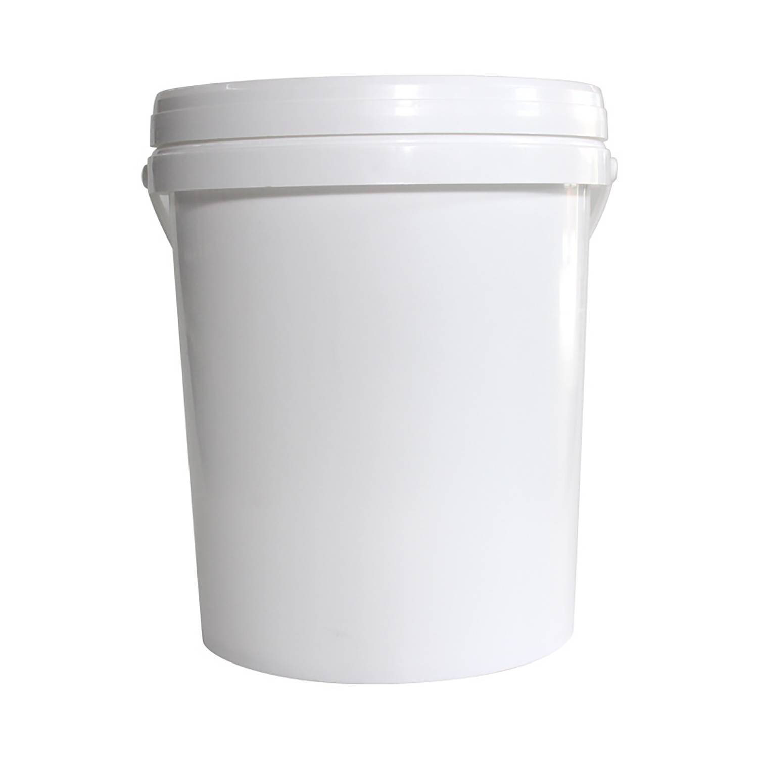 676Oz White Plastic Bucket W/ Lid – Durable & Reusable 4